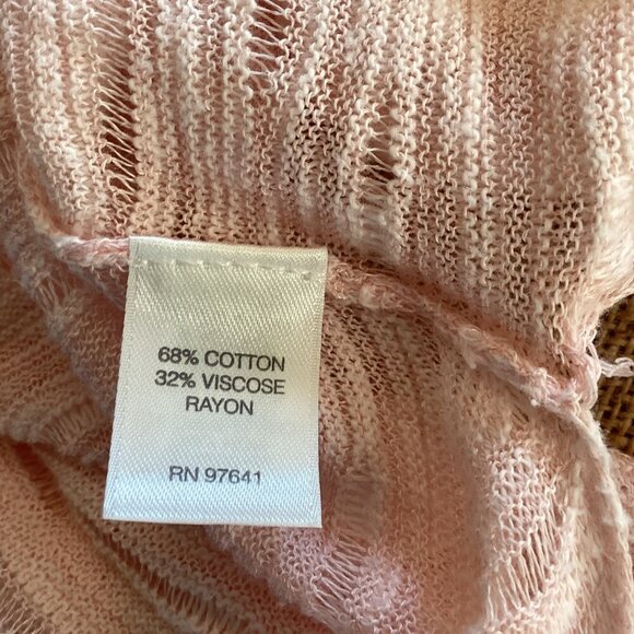 Pure Jill Pink Knit Tunic Sweater‎ Lightweight & Breathable Size Medium - Picture 3 of 8